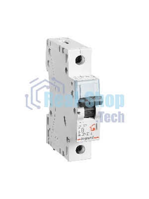 Выключатель автоматический однополюсный TX3 6000 20А B 6кА 403973 Legrand