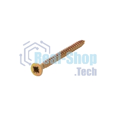 Саморез универсальный Kranz 3х40, желтый цинк, короб (200 шт./уп.)