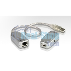 Кабель удлинитель USB 1.1 AM/AF Aten UCE60-AT до 60 м.(через RJ45, по витой паре. Без патч-корда в комплекте), питание от шины