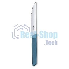 Нож кухонный Victorinox Swiss Modern (6.9006.122) стальной для стейка лезв.120мм прямая заточка синий