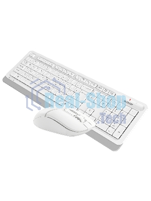 Комплект клавиатура+мышь A4Tech FStyler FG1012 беспроводной, USB, 1200 DPI, белый