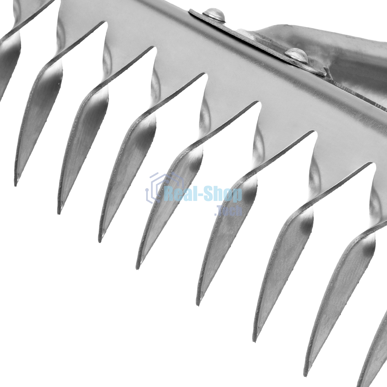 Грабли Сибртех 12-зубые витые, 290 мм, нерж. сталь, без черенка