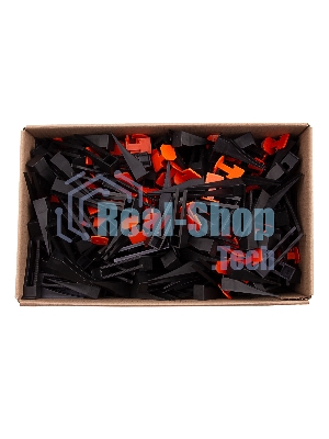 Система выравнивания плитки Сибртех СВП - комплект: зажим + клин 250/250 шт.