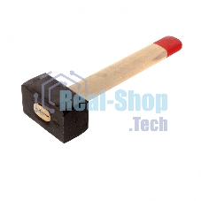 Кувалда Сибртех 4000 г, кованая головка, деревянная рукоятка, 380 мм