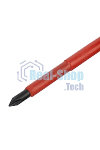 Отвертка диэлектрическая Сибртех PH1 х 80 мм, до 1000 В, двухкомпонентная рукоятка