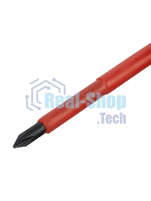 Отвертка диэлектрическая Сибртех PH1 х 80 мм, до 1000 В, двухкомпонентная рукоятка