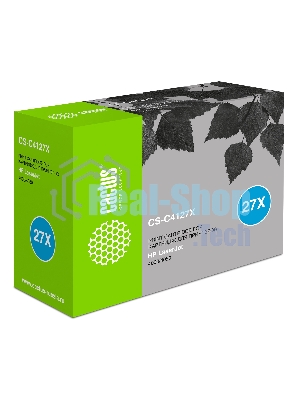 Картридж лазерный Cactus CS-C4127X черный (10000 стр.) для HP LJ 4000/4050