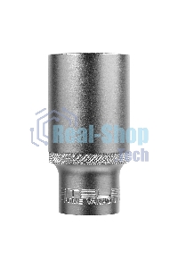 Головка торцевая удлиненная, 32 мм, 6-гранная, CrV, под квадрат 1/2