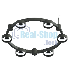 Корпус светильника C9232/6 SBK черный песок D550*70.5mm GX53/6