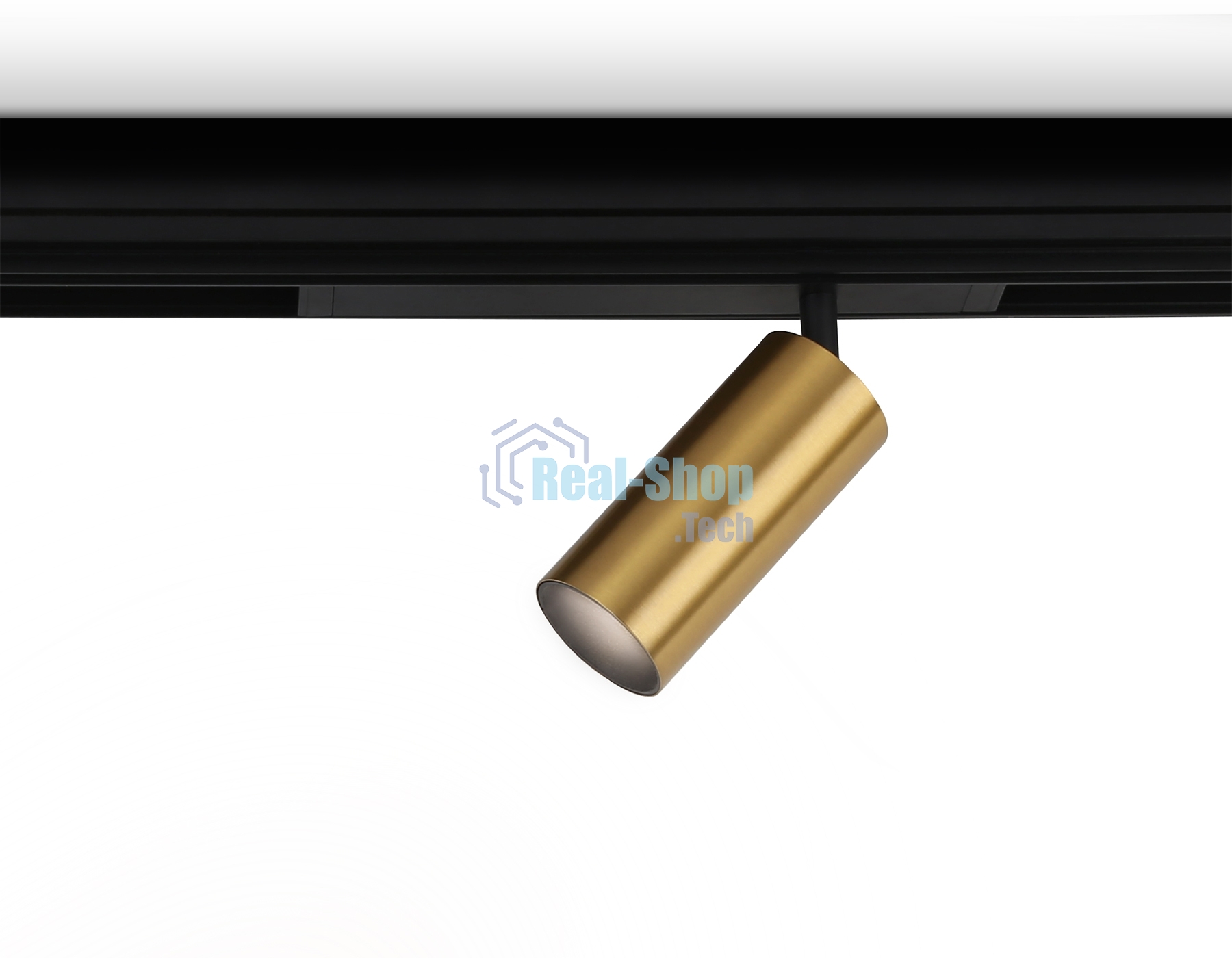 Управляемый светодиодный светильник для шинопровода Magnetic Ambrella light GL1223 GD золото IP20 18W 3000K-6400K 220V 36° D55*120 (Без ПДУ)