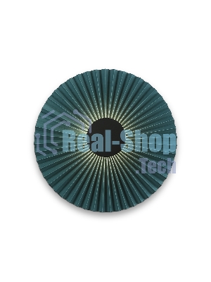 Настенный светильник Ambrella light LH72645 BK/DB черный/синий 6W 3000K D300*100