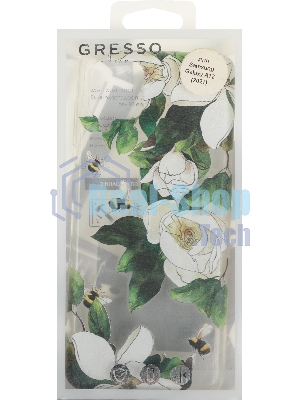 Чехол (клип-кейс) Gresso Air, для Samsung Galaxy A12, прозрачный/рисунок gr17aaae9260