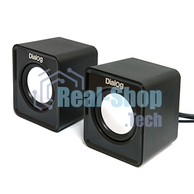Акустическая система Dialog Colibri AC-02UP черный акустические колонки 2.0, 5W RMS, питание от USB