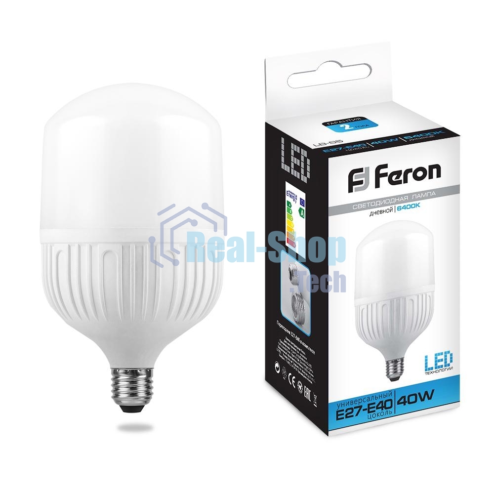 Лампа светодиодная Feron LB-65 50W 230V E27-E40 4000K