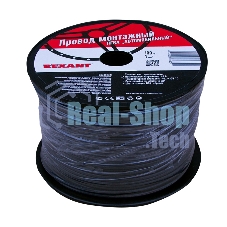 Провод ПГВА Rexant 1х1.00 мм², черный, бухта 100 м
