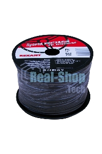 Провод ПГВА Rexant 1х1.00 мм², черный, бухта 100 м