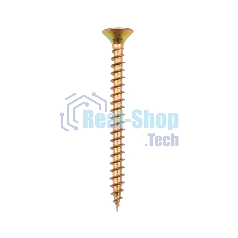 Саморез универсальный Kranz 4.5х50, желтый цинк, короб (200 шт./уп.)