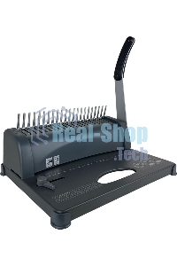 Переплетчик ГЕЛЕОС БП-12 на пластиковую пружину, А4, ручная перфорация 12 листов, переплет макс до 500 л., глубина перфорации 3,5-5,5 мм