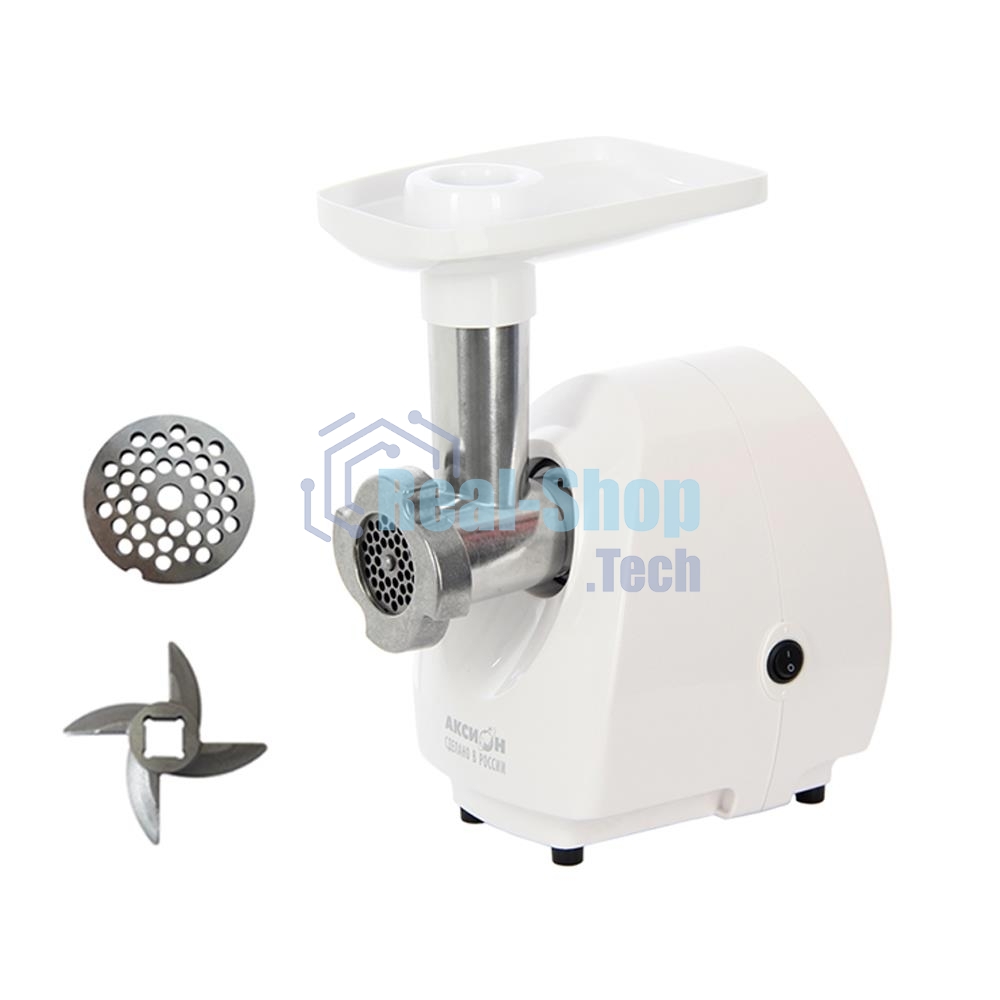 Мясорубка электрическая Аксион М25.10, белый мрамор, 1500 Вт, до 10кг/ч