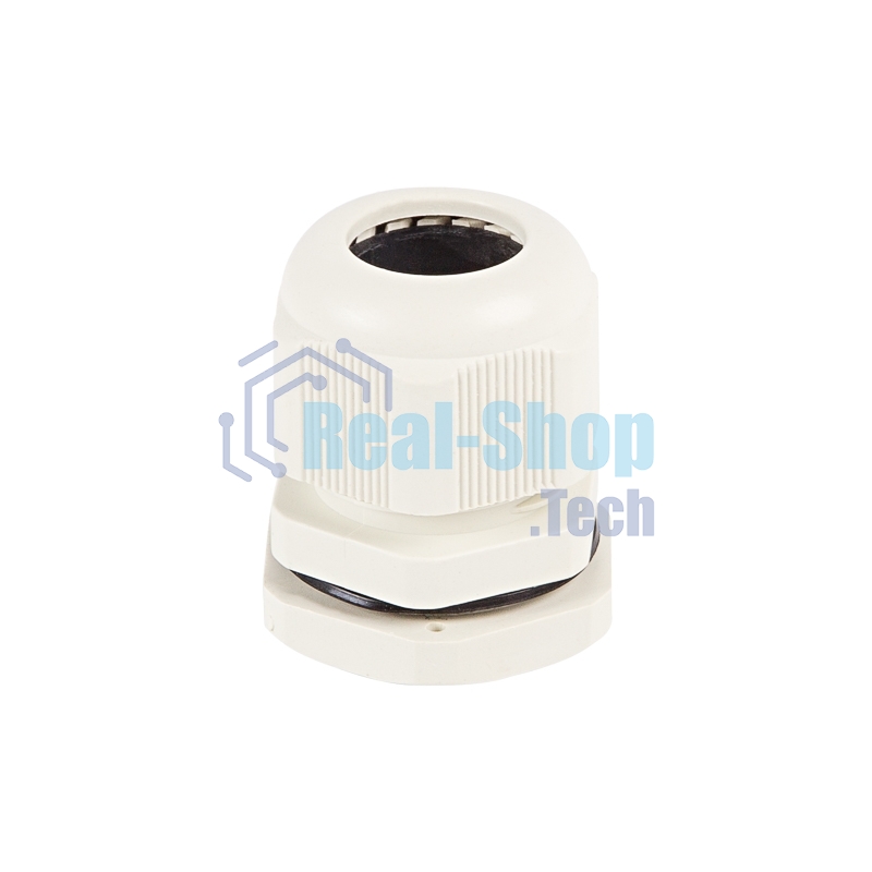 Кабельный ввод Rexant PG-16 (10-14мм) серый, комплект (2 шт/уп)