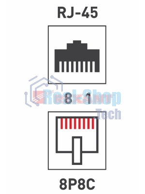 Разъем Rexant RJ-45(8P8C) под витую пару, UTP, CAT 6, с вставкой (50шт)