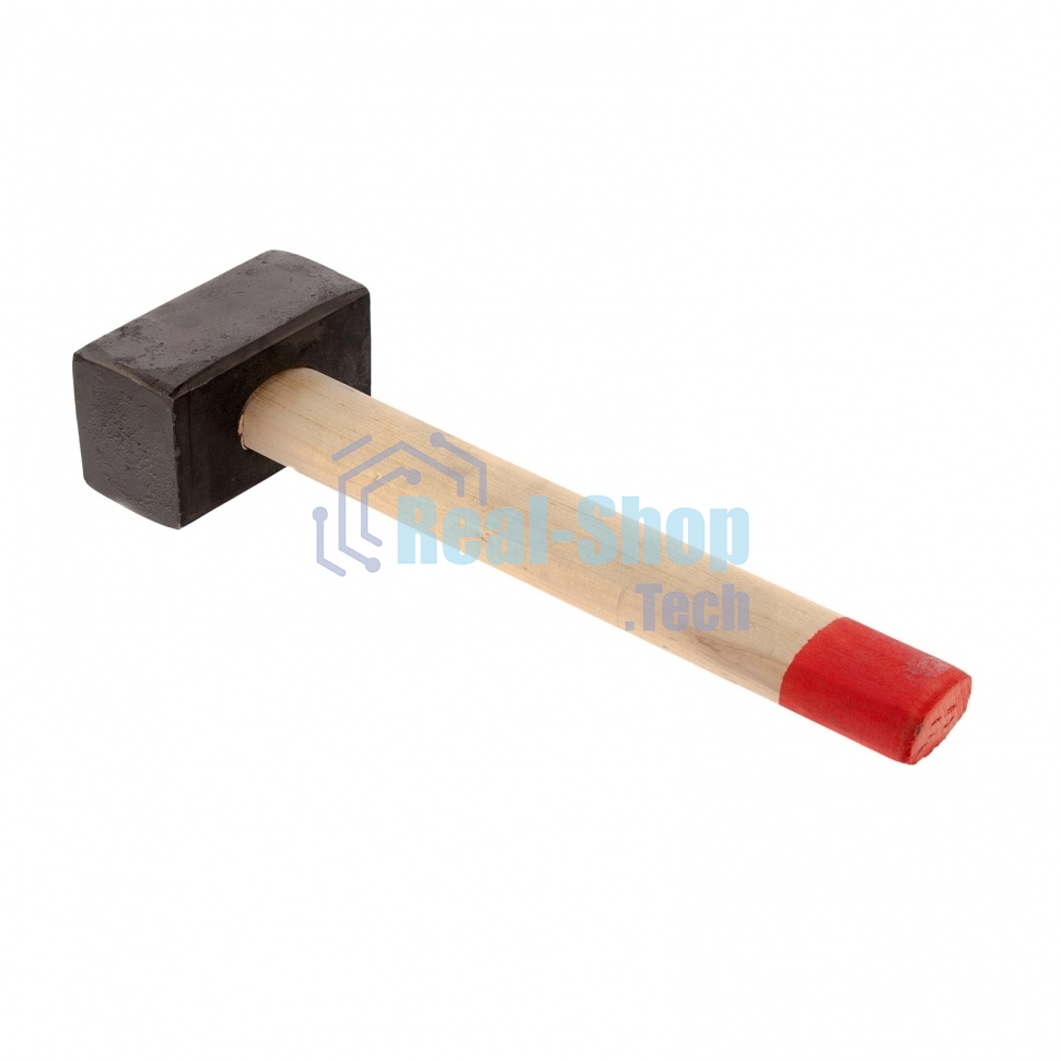 Кувалда Сибртех 4000 г, кованая головка, деревянная рукоятка 380 мм