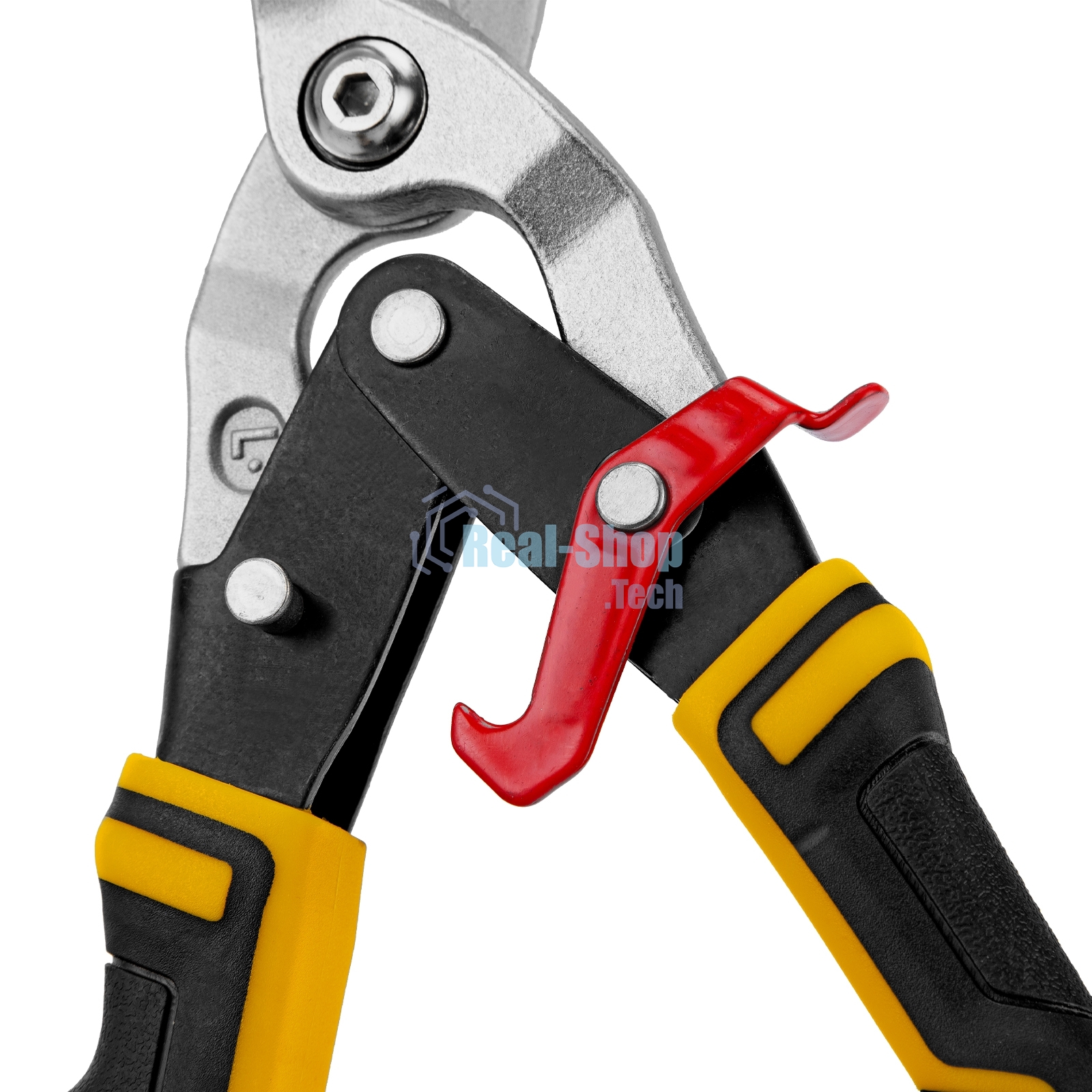 Ножницы по металлу Denzel 270 мм, прямой и левый рез,сталь-СrMo, трехкомп.рук-ки