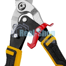 Ножницы по металлу Denzel 270 мм, прямой и левый рез,сталь-СrMo, трехкомп.рук-ки