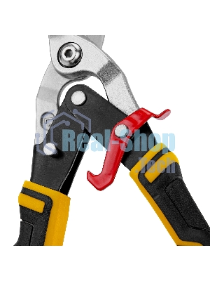 Ножницы по металлу Denzel 270 мм, прямой и левый рез,сталь-СrMo, трехкомп.рук-ки