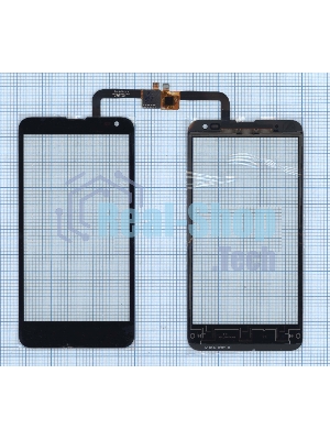 Сенсорное стекло (тачскрин) для Fly IQ4514 EVO Tech 4, черное