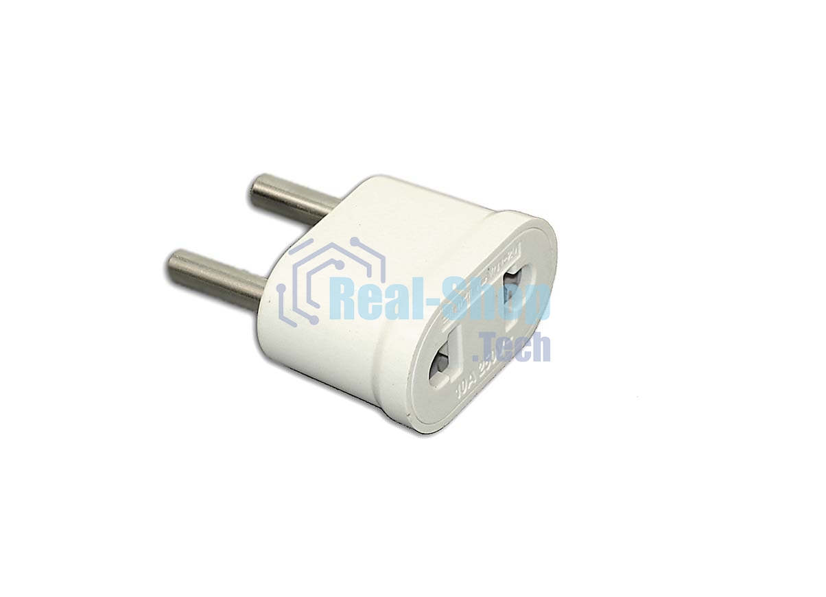 Сетевой переходник ЕВРО-1 белый вариант №2