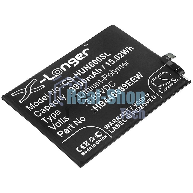Аккумулятор CameronSino CS-HUN600SL HB446589EEW для Huawei Nova 6 3.85V, 3900mAh, 15.02Wh