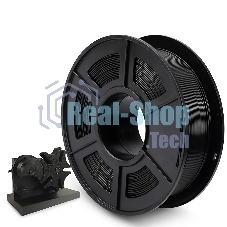 Филамент NVPrint PLA+ черный для 3D печати диаметр 1.75мм длина 330 метров масса 1 кг