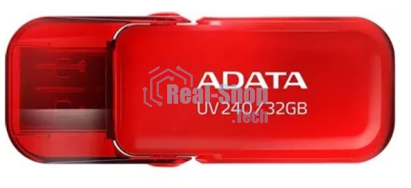 Флешка USB ADATA UV240 (AUV240-32G-RRD), 32Gb, USB 2.0, R/W 15/5, красный