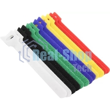 Набор хомутов-стяжек многоразовых на липучке Rexant 150х12 мм, цветная, упаковка 12 шт.