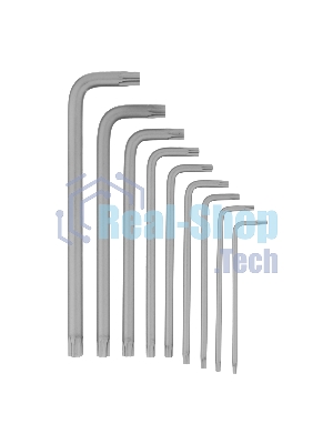 Набор ключей имбусовых Torx-Tempered Сибртех TT10-50, CrV, 9 шт., удлиненные