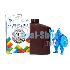 Фотополимерная смола NVPrint Standard Resin Clear Blue для 3D печати 1 кг (бут)