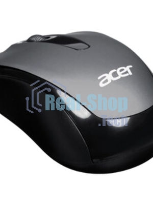 Мышь беспроводная Acer OMR134 серый, 1000 dpi, радиоканал, USB, кнопки - 3