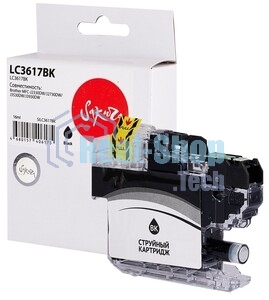 Картридж струйный Sakura LC3617BK для Brother, черный, 16 мл., 550 к.