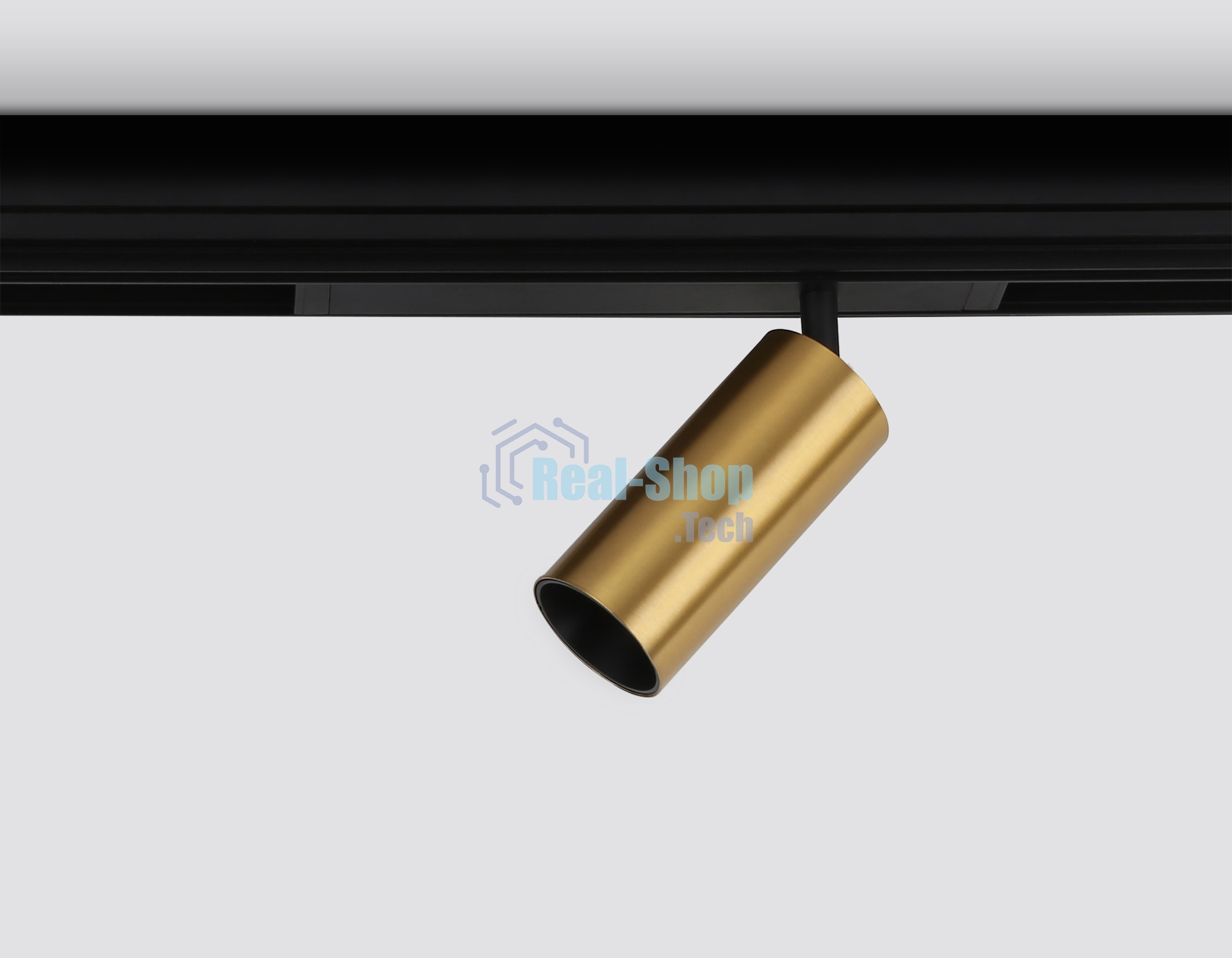 Управляемый светодиодный светильник для шинопровода Magnetic Ambrella light GL1223 GD золото IP20 18W 3000K-6400K 220V 36° D55*120 (Без ПДУ)