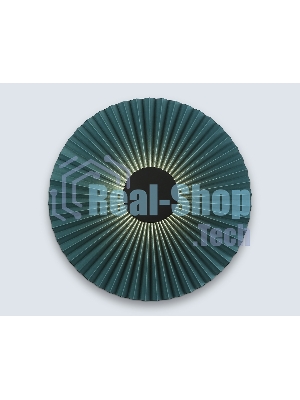 Настенный светильник Ambrella light LH72645 BK/DB черный/синий 6W 3000K D300*100