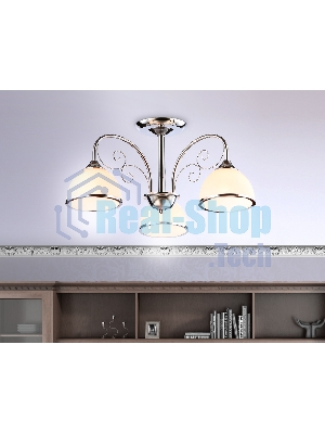 Светильник Ambrella light TR3181/3 CH/FR хром/белый матовый E27/3 max 40W D585*285