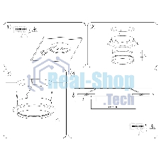 Светильник встраиваемый TU5011 WH белый IP20 GX70 D150*45