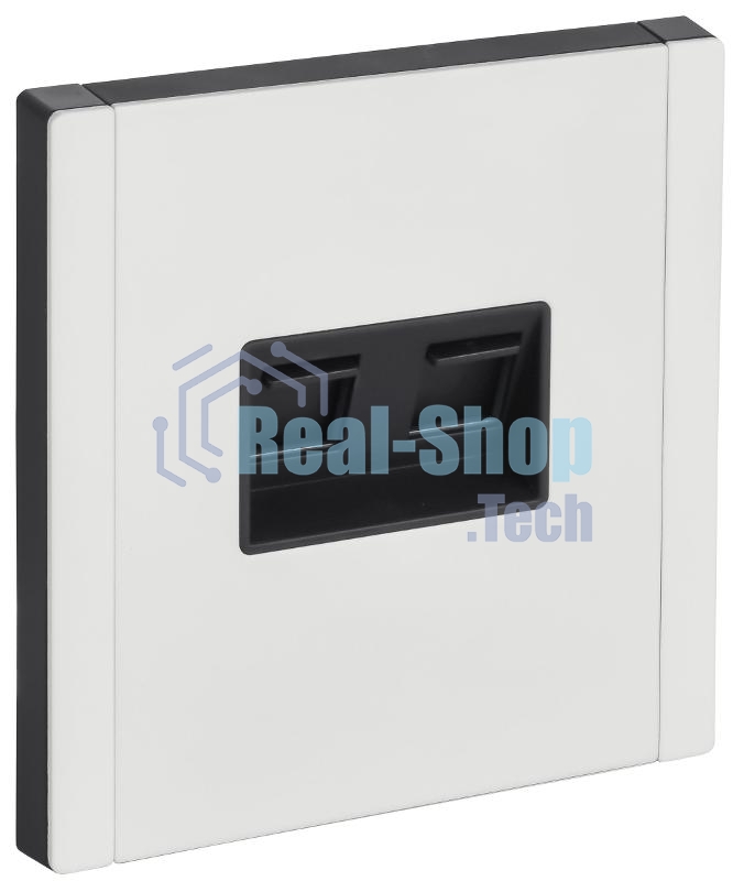 FORTE&PIANO Розетка комп. 2-ая RJ45 кат.6 FP234M белый | FP-K20-2-M-K01 | IEK