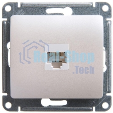 Механизм розетки комп. 1-м Glossa RJ45 CAT.5E перламутр SchE GSL000681K