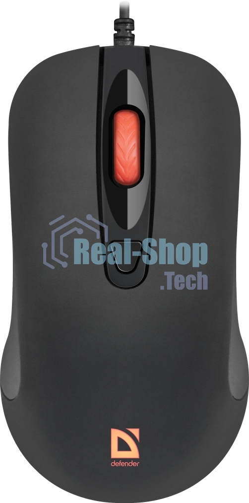 Мышь проводная Defender Ultra Classic MB-280 черный, 1200 dpi, USB, кнопки - 4
