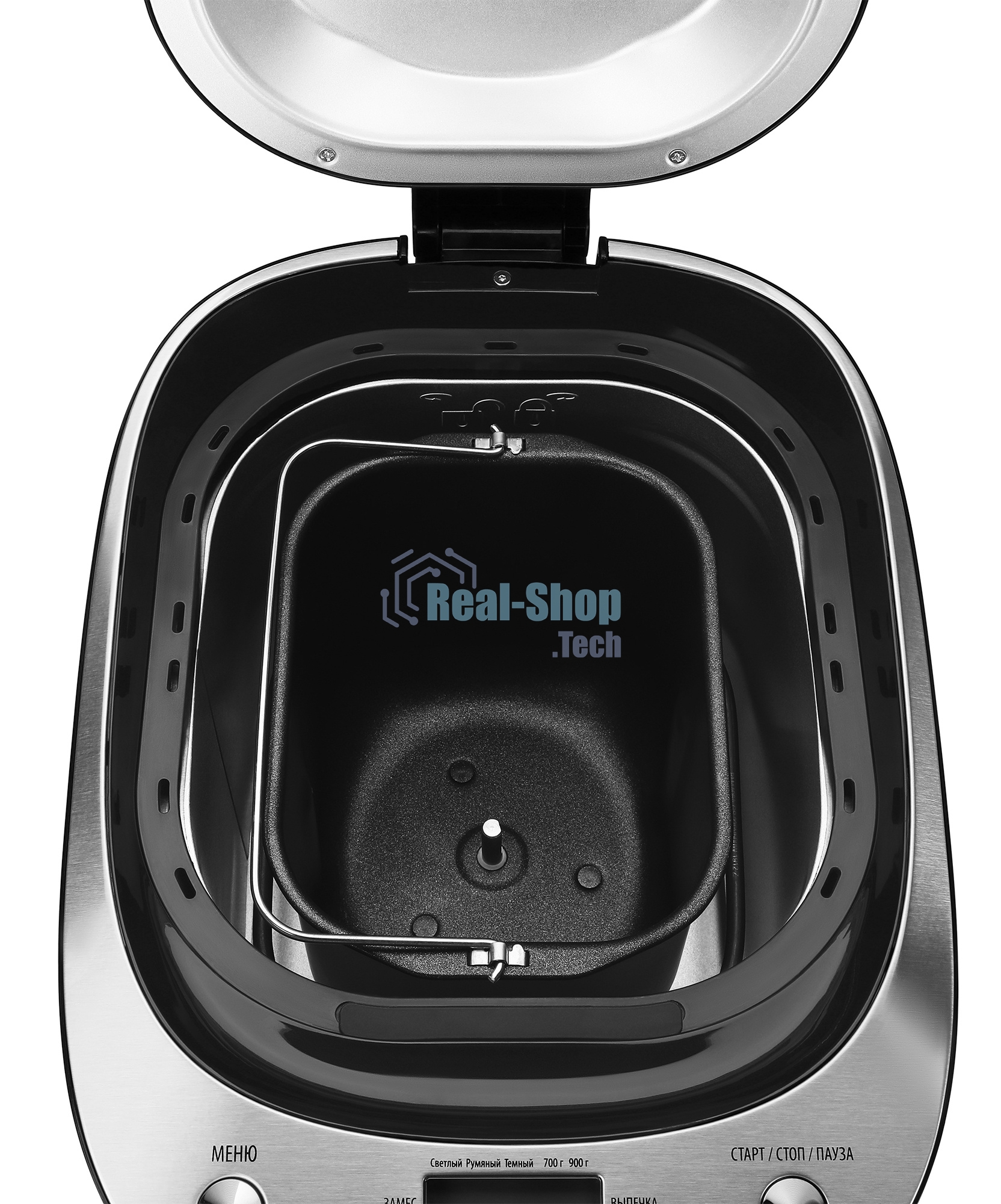 Хлебопечка Hyundai HYBM-P0212 600Вт черный/серебристый