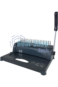 Переплетчик ГЕЛЕОС БП-12 на пластиковую пружину, А4, ручная перфорация 12 листов, переплет макс до 500 л., глубина перфорации 3,5-5,5 мм