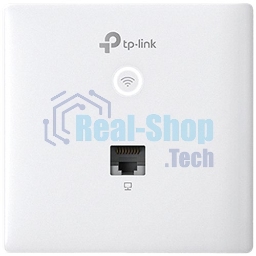 Точка доступа TP-Link Omada AC1200 wireless MU-MIMO Gigabit wall-plate Access Point, 1 Gigabit downlink port, 1 gigabit uplink port, 802.3af/at PoE in, wall plate mounting, support standalone mode and controlled by Omada SDN controller (Software/hardware/Cloud)