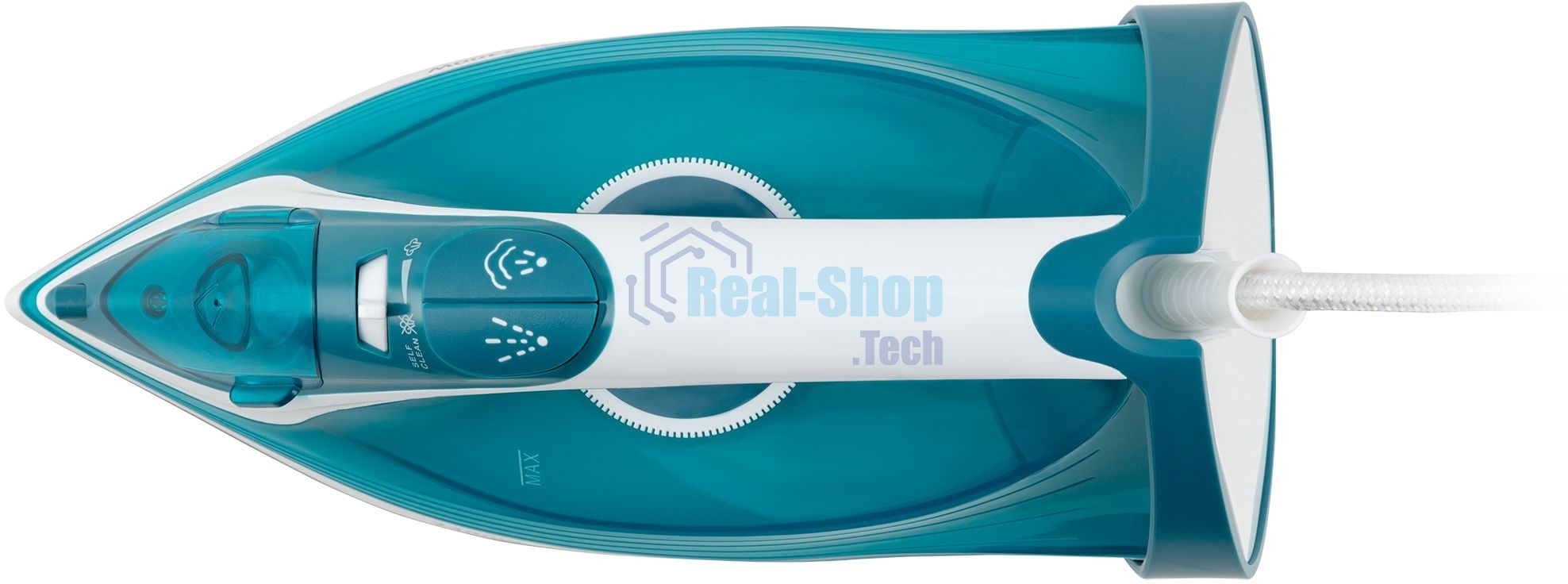 Утюг Polaris PIR 2487AK 3m бирюзовый/белый 2400Вт